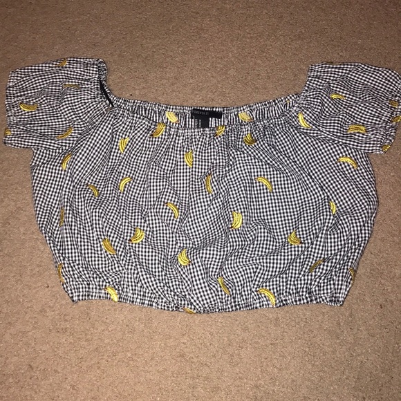 banana crop top - Picture 1 of 3